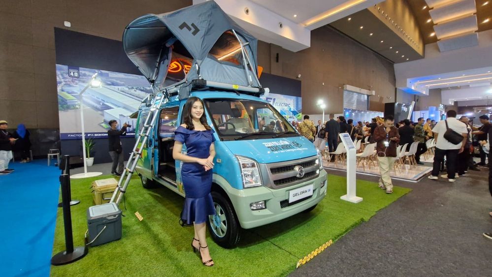 Tampil di PEVS 2024, DFSK Bawa Gelora E Camper Van dan Seres E1 Berwarna&nbsp;Imut