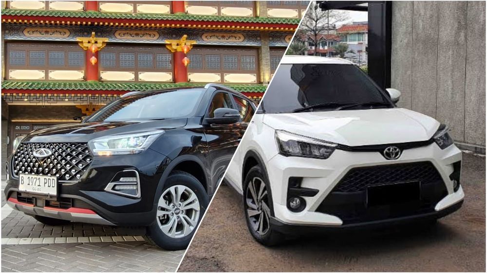 Adu Crossover Rp270 Jutaan, Chery Tiggo 5X Champion Menang Banyak Dari Toyota Raize 1.0T G&nbsp;CVT?