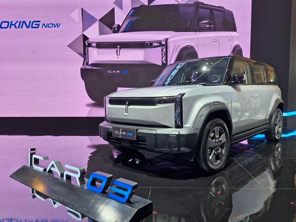Chery iCar 03, Calon Mobil Listrik Offroad Pertama di Indonesia sudah Bisa&nbsp;Dipesan!